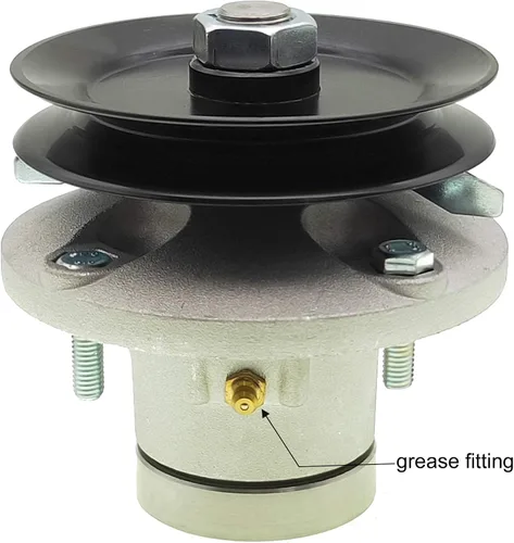 Vista 6 de q&p AM108925 Conjunto de husillo con soporte de polea Reemplazar John Deere AM108925 285-231 Oregon 82-332 AM12226