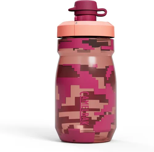 Vista 8 de CamelBak Podium - Botella de agua sucia de 15 onzas, Deep Sea Digi Camo Mud Cap Protection, Easy Squeeze Design, High Flow Self Sealing Cap