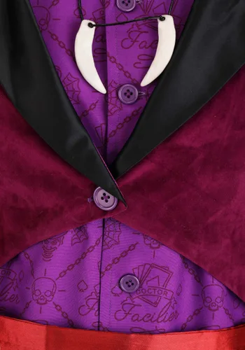 Vista 3 de Disfraz de Hombre Dr. Facilier Talla Grande Disney Multicolor