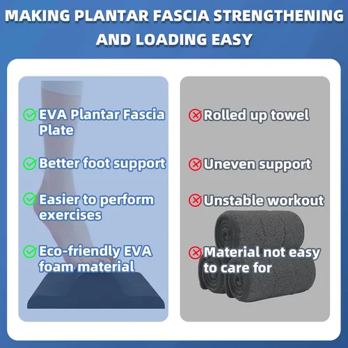 Vista 6 de Estirador de fascitis plantar, estirador de pies para aliviar el dolor de la fascitis plantar, alivia el soporte del talón y el arco para tendinitis