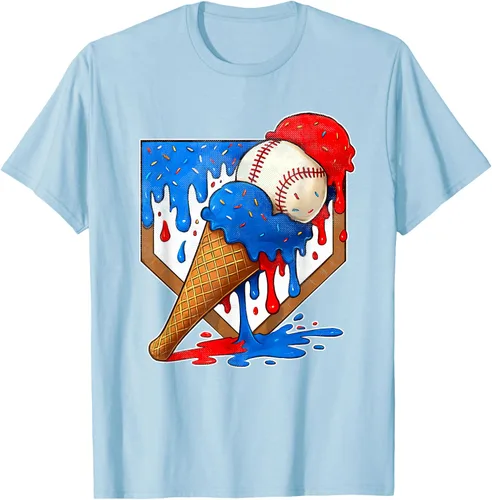 Vista 33 de Camiseta de béisbol desgastada para niños y jóvenes