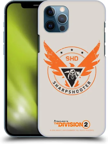 Vista 9 de Head Case Designs Funda rígida con licencia oficial de Tom Clancy's The Division 2 Demolitionist Logo Art compatible con Apple iPhone 12 / iPhone 12