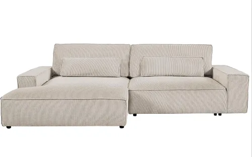 Vista 6 de Container Furniture Direct Luxe - Sofá modular de dos piezas de gran tamaño para sala de estar, sofá en forma de L con diván, tapizado con tela