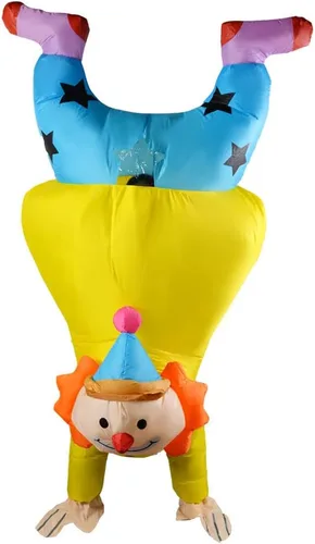 Vista 7 de Disfraz inflable de payaso, disfraces inflables de Halloween para hombres y mujeres, unisex, divertido para adultos, para cosplay, fiesta de carnaval
