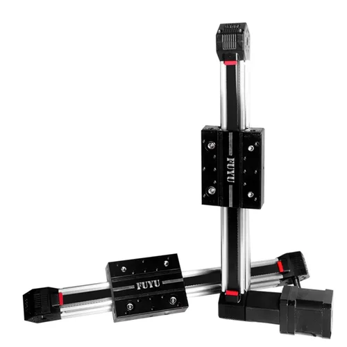 Vista 2 de FUYU FPB30 Módulo lineal de guía de correa lineal con motor de paso Nema 17 para CNC [Tamaño de trabajo de carrera de 100 mm]