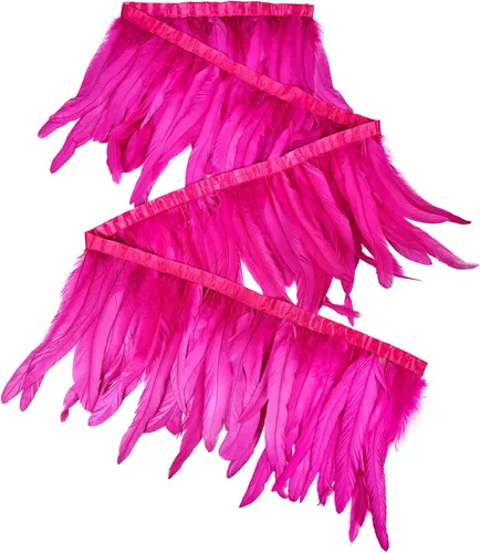 Vista 37 de THARAHT 50 Plumas de Cola de Gallo Naturales de 12-14 Pulgadas (30-35 cm) a Granel para Manualidades, Atadura de Moscas, Boda, Plumas para Fiestas