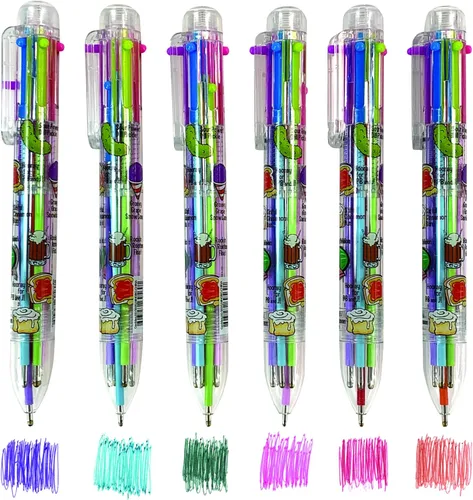 Vista 5 de Raymond Geddes Scent-Sibles - Juego de bolígrafos multicolor de 6 colores con tinta perfumada (paquete de 12)
