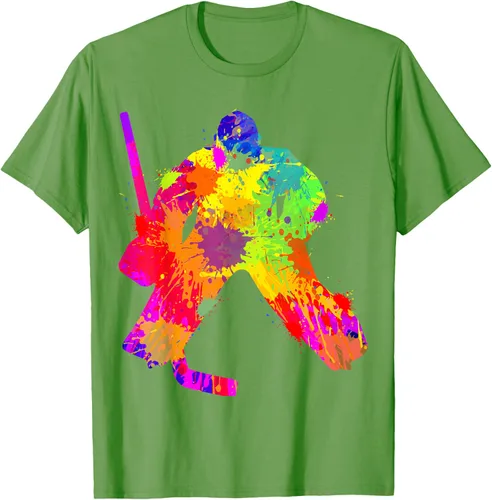 Vista 21 de Camiseta de hockey de hockey sobre hielo, Negro