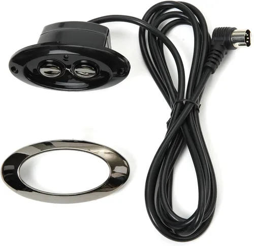 Vista 4 de Okin Piezas de repuesto para sillón reclinable, forma ovalada de 2 botones de control manual dentro de enchufe de 90 grados y 5 pines, reemplazo
