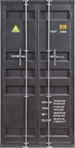 Vista 3 de Acme Armario de carga (puerta doble) en Gunmetal