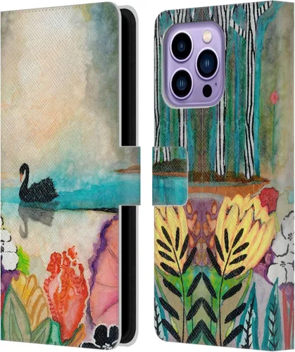 Vista 18 de Head Case Designs Officially Licensed Wyanne Half Light Nature 2 Leather Wallet Case Compatible with Apple iPhone 14 Pro Max