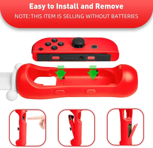 Vista 5 de Espada LED para The Legend of Zelda Skyward Sword HD, accesorio de juego FANPL iluminado con mango de espada para interruptor e interruptor OLED
