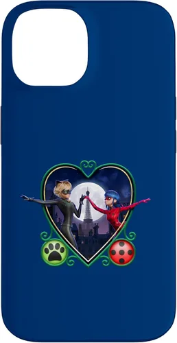 Vista 4 de Miraculous Ladybug and Cat Noir The Movie Heart - Carcasa para iPhone 17