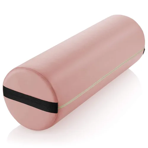 Vista 10 de Saloniture Almohadilla Cilíndrica Jumbo Redonda para Mesa de Masaje - 26 x 9 Pulgadas - Negro