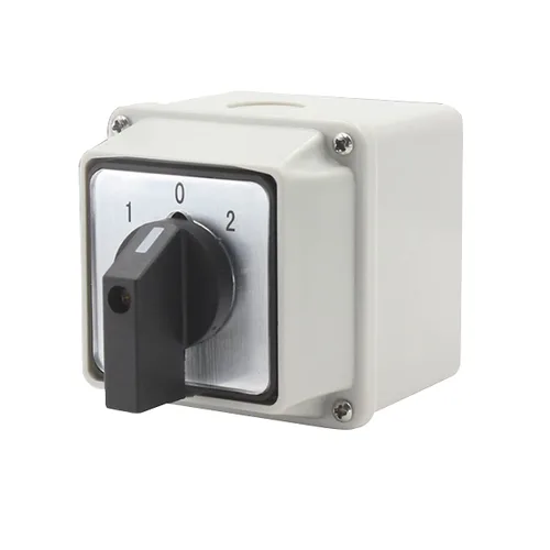 Vista 9 de 1 interruptor selector de cambio universal, con caja impermeable, interruptor de alimentación dual, 3 posiciones, 4 terminales, interruptor