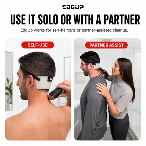 Vista 5 de Edgup, plantilla para rasurado de la línea de cabello del cuello