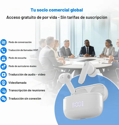 Vista 6 de Auriculares Traductor T8, traducción en tiempo real para llamadas