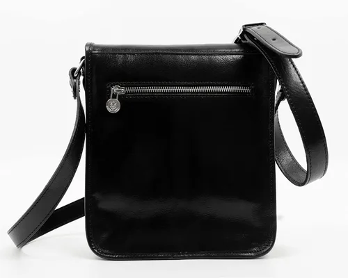 Vista 4 de Bolso bandolera de cuero para hombre, bolso cruzado hecho a mano, bolso de hombro, resistencia al tiempo