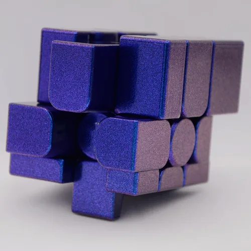 Vista 3 de Bukefuno GAN Mirror M UV 3x3 Gans Cubo mágico magnético Puzzle 2022 Púrpura