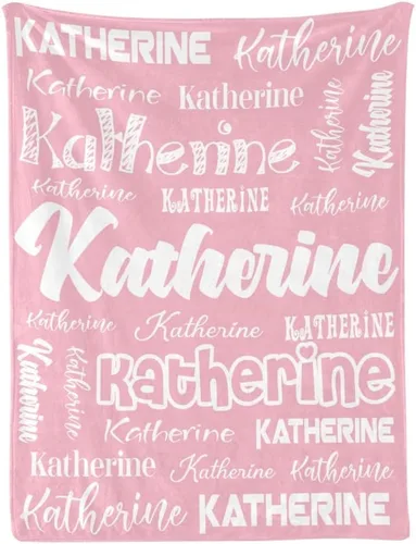 Vista 11 de Manta personalizada de bebé con nombre, manta personalizada con nombre para adultos, niños y familia (negro, 30 x 40 pulgadas)