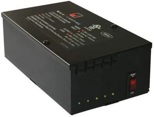 Vista 3 de WAC Lighting EN-1260-RB2 120V Entrada 12V Salida 60W Transformador electrónico cerrado remoto, negro