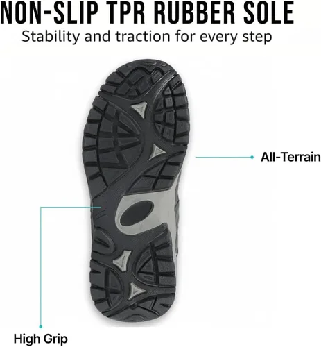 Vista 5 de Northside Zapatos bajos de senderismo Monroe para mujer
