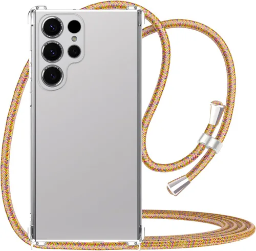 Vista 29 de Funda para teléfono Google Pixel 7 Pro, transparente, ajustable, con cordón para el cuello, para mujeres, niñas, TPU suave, delgada, a prueba