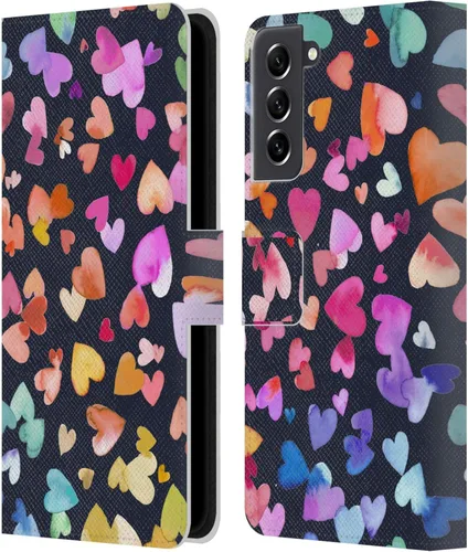 Vista 62 de Head Case Designs Officially Licensed Ninola Brushstrokes Multi Colorful Leather Wallet Case Compatible with Samsung Galaxy A07 4G