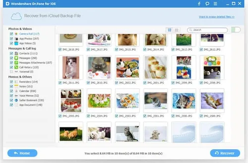 Vista 8 de Wondershare dr.fone toolkit - iOS Data Recovery [Download] [Download]