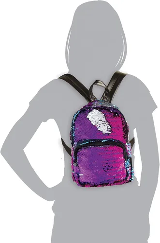 Vista 12 de Style.Lab 76611 de Fashion Angels Magic - Mini mochila con lentejuelas, multicolor y plateado