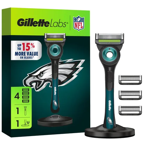 Vista 19 de Gillette Labs Special NFL 49ers Edition Shaving Razor for Men - 1 Handle, 1 Razor Blade Refill, Perfect for Game Day Grooming, GilletteLabs with