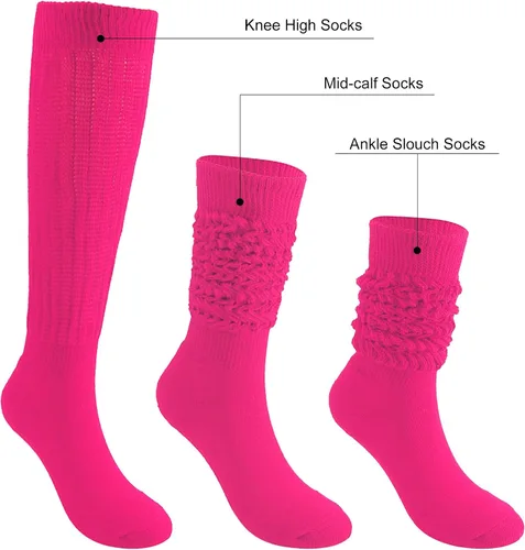 Vista 4 de UTTPLL Calcetines largos de algodón para mujer, calcetines largos de algodón para dormir, hasta la rodilla, para gimnasio, calcetines para botas