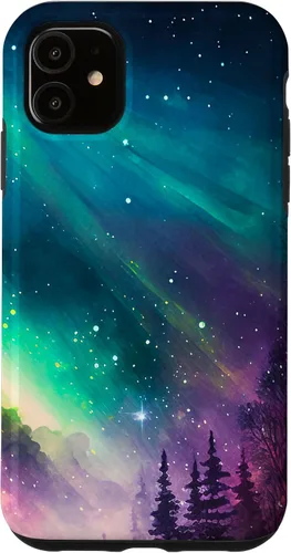 Vista 8 de Northern Lights and Sky Iceland Norway Aurora Borealis Case for iPhone 17