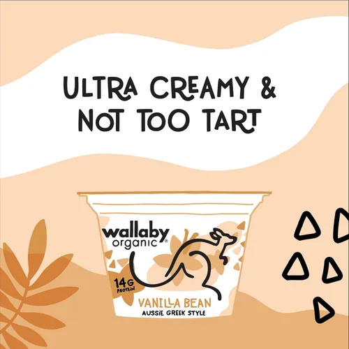 Vista 5 de Wallaby Organic Yogur de leche entera griega australiana, liso, 32 onzas, orgánico USDA