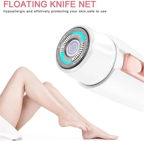 Vista 7 de Afeitadora de vello facial para mujeres, depilación sin dolor, depiladora eléctrica portátil para mejillas, barbilla, labio superior y brazos