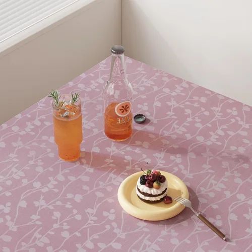 Vista 2 de CRE8TIVE Papel tapiz rosa claro para despegar y pegar, papel de contacto rosa sedoso en relieve para armarios, cajones, 12 x 80 pulgadas, hojas