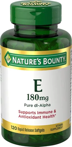 Vista 3 de Nature's Bounty E 180mg Pure dI-Alpha Softgels, 120
