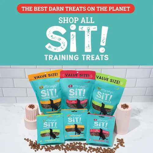 Vista 7 de etta says! Golosinas de entrenamiento para sentarse, tocino, queso
