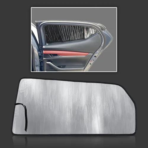 Vista 16 de GalaxyAutoShield - Parasoles laterales frontales de ajuste personalizado (2 piezas) para Mazda Mazda3 Hatchback 2019, 2020, 2021, 2022, 2023, 2024