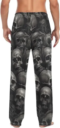 Vista 2 de ODAWA Sky of Universe - Pantalones de pijama para hombre con dos bolsillos