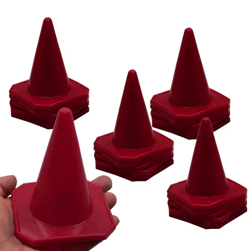 Vista 11 de BlueDot Trading Conos para entrenamiento de agilidad., 40 Naranja