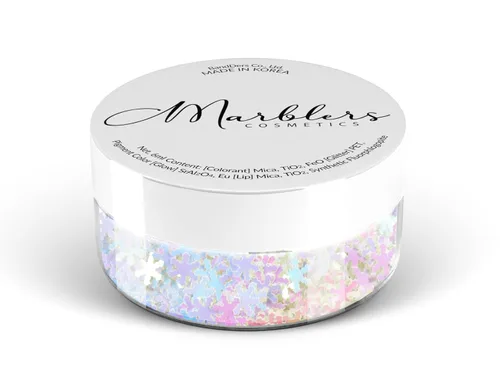 Vista 73 de MARBLERS Polvo de mica natural grueso [perla azul acero] 0.11 onzas (0.11 oz) altamente pigmentado no tóxico, vegano, libre de crueldad animal