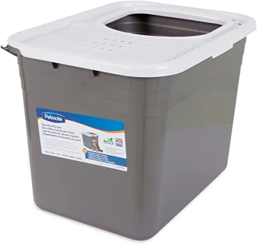 Vista 5 de Petmate Forro interior para cajas de arena con tapa superior Gris oscuro