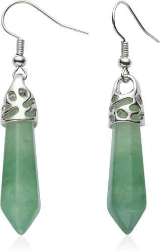 Vista 9 de Aretes de jade auténticos para mujer, joyería hecha a mano, claros, oscuros, piedra verde y plata, colgantes, colgantes, piedra natural, regalos