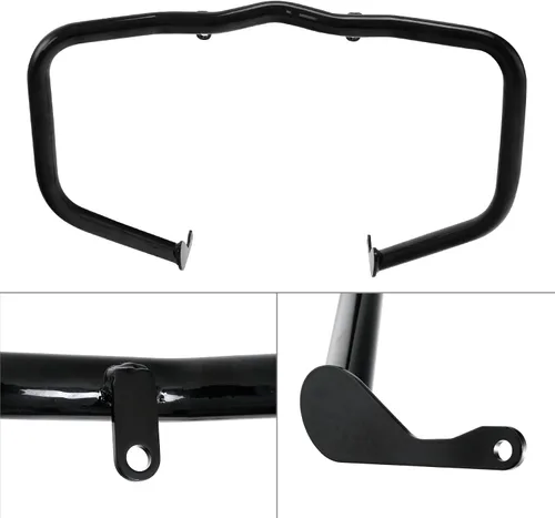 Vista 8 de TCT-MOTORPARTS Barra de protección de motor de carretera negra para Harley Sportster S RH1250S 2021-2025; Nightster RH975 2022-2025; Nightster
