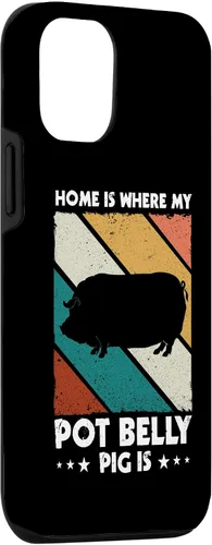 Vista 3 de iPhone 15 Pot Belly Pig Lover Suministros de alimentos Pot Belly Pig Mom Case