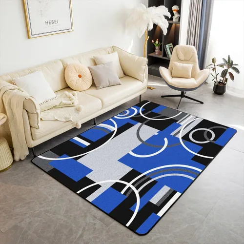 Vista 20 de Erosebridal Alfombras Deportivas de Área para Niños 1.49 m x 1 m, Alfombra Antideslizante de Béisbol, Fútbol, Baloncesto, Alfombra Deportiva