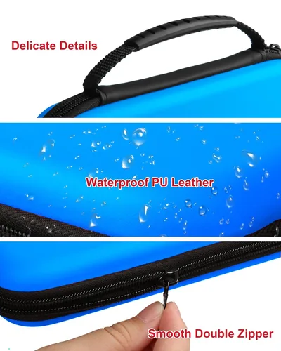 Vista 4 de Xicifun Deigned for Nintendo Switch Carrying Case Cute Kawaii Travel Case Carrying Bag Designed for Nintendo Switch Switch Lite Switch OLED 10 Game