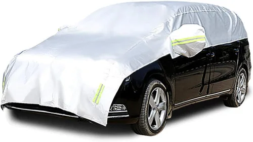 Vista 13 de Funda para Media Carrocería de Automóvil con Algodón Cubiertas para Carrocería de Auto para Todo Tipo de Clima Exterior Interior para Todas