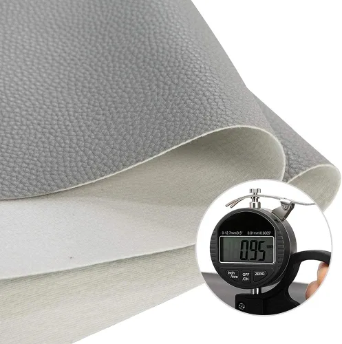 Vista 2 de TORRAMI - Tela de piel sintética suave, 0.64 yardas, 54 x 23 pulgadas, piel Gris